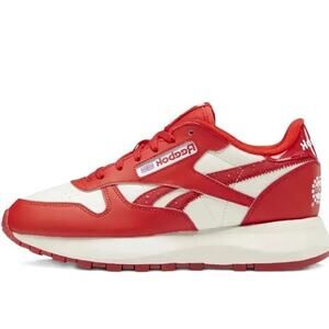 Reebok X Popsicle Leather Women Sneakers White Red Women 8.5 GY2432 Cherry